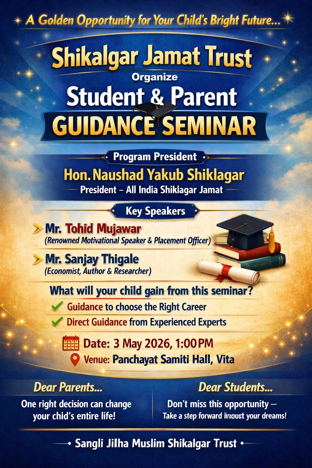 Student & Parent Guidance Seminar